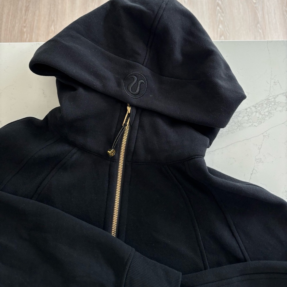 Lululemon Black Scuba Oversized Half-Zip Hoodie - Picture 4 of 5